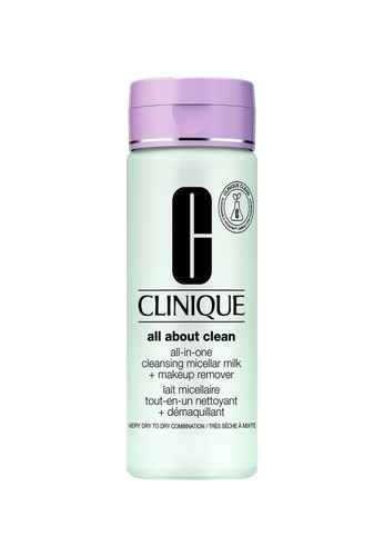 Clinique Clinique All-in-One Cleansing Micellar Milk + Makeup Remover - Very Dry to Dry, Dry Combination 200ml 69D26BE013F97BGS_1
