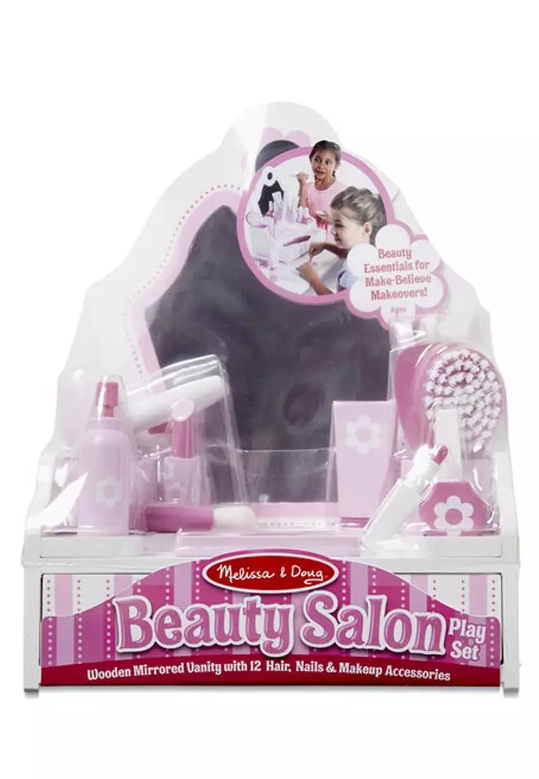 Melissa and doug beauty salon playset on sale