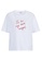 Urban Revivo white Text Embroidery T-Shirt CF7A2AAFAED4E6GS_5