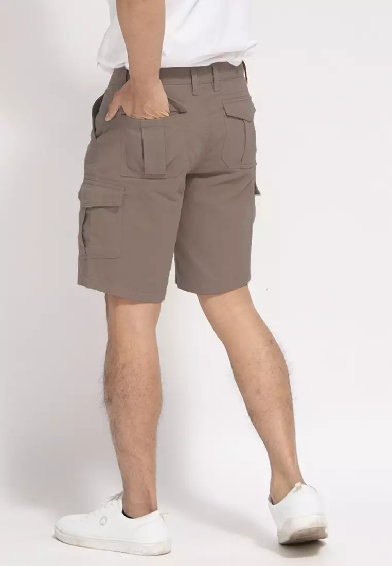 Celana Pendek Cargo Slimfit Dark Beige OXCON Short Pants