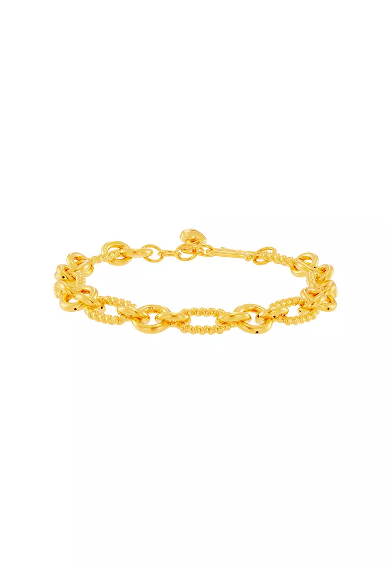 HABIB 999/24K Yellow  Gold Bracelet WWGB2370524