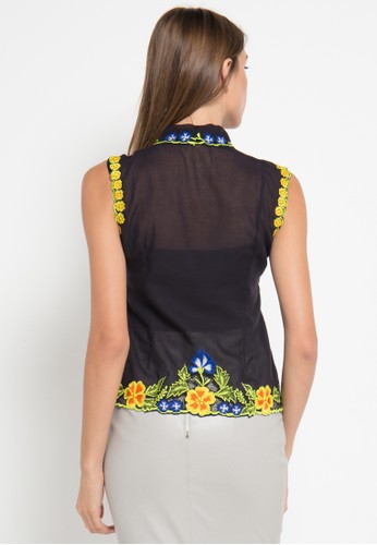 Jual Salsabila Etnic Kebaya Sleeveless Kebaya - ZALORA di 
