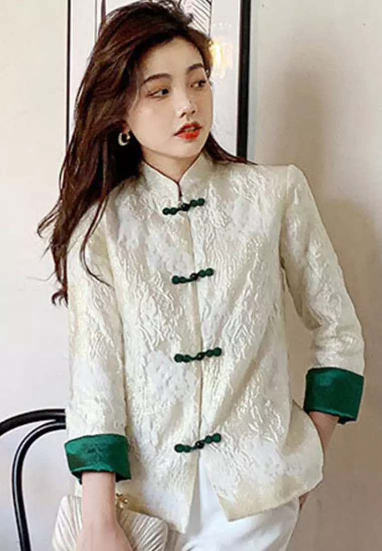 Cheongsam coat hotsell