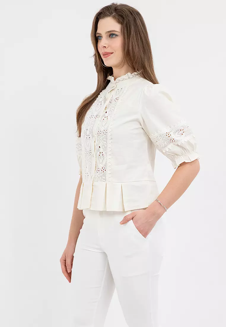 Dazalea Lace Bib Top