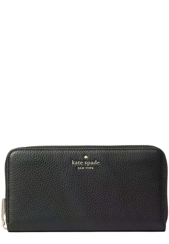 Kate Spade black Kate Spade Leila Large Continental Wallet in Black wlr00392 033CEAC68F0C50GS_1