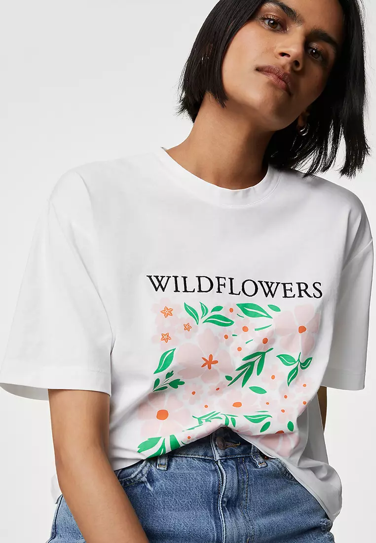 Pure Cotton Printed T-Shirt