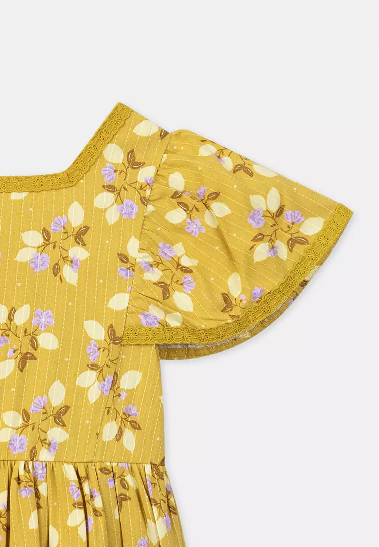 Yellow Floral Dress