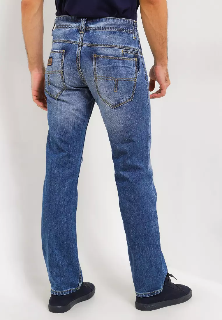 Straight Fit Denim Pants CFS101D