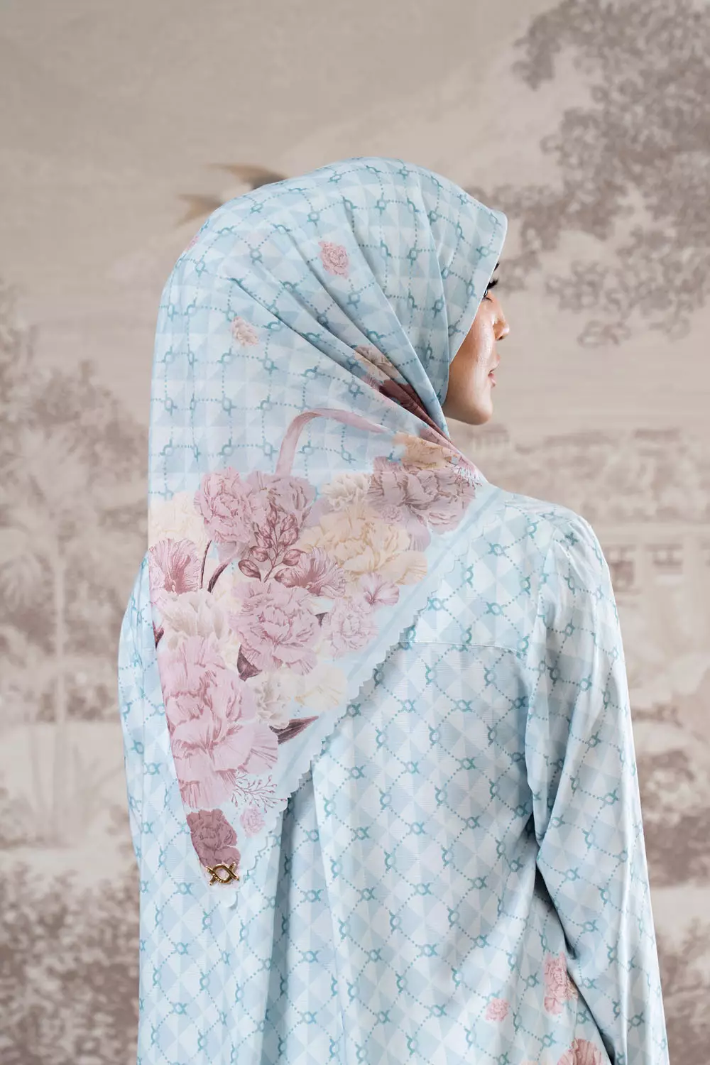 Klamby - Rosette Scarf 2.0 Pale Mint