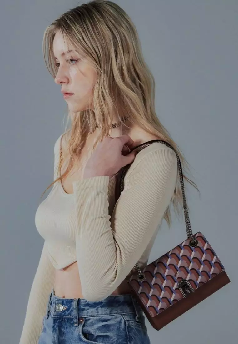 韓国大人気[rosa.K]AMELIE MONOGRAM SHOULDER CAMEL_SS Jual ROSA.K Amelie Monogram Shoulder Camel SS Original 2025