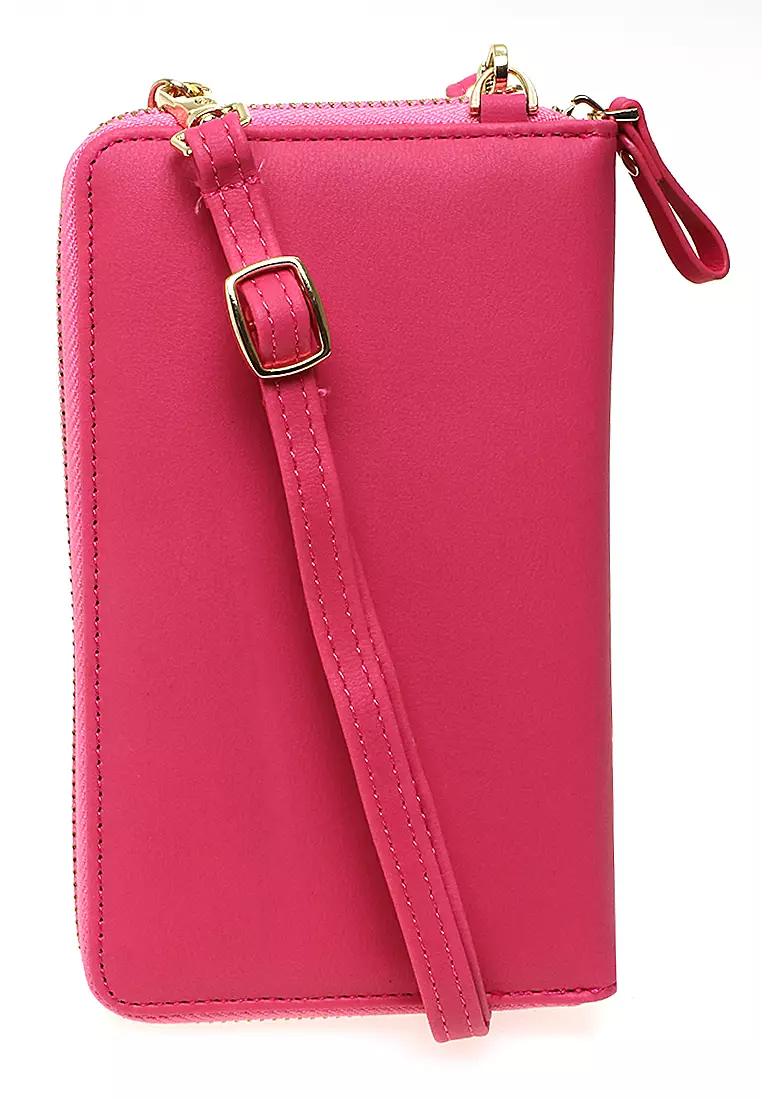 Tas Selempang Wanita Dompet Multifungsi Many Slot Material Kulit Leather ORIGINAL