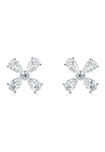 SO SEOUL silver Callista Marquise Cut Diamond Simulant Stud Earrings 4786EAC743702FGS_1
