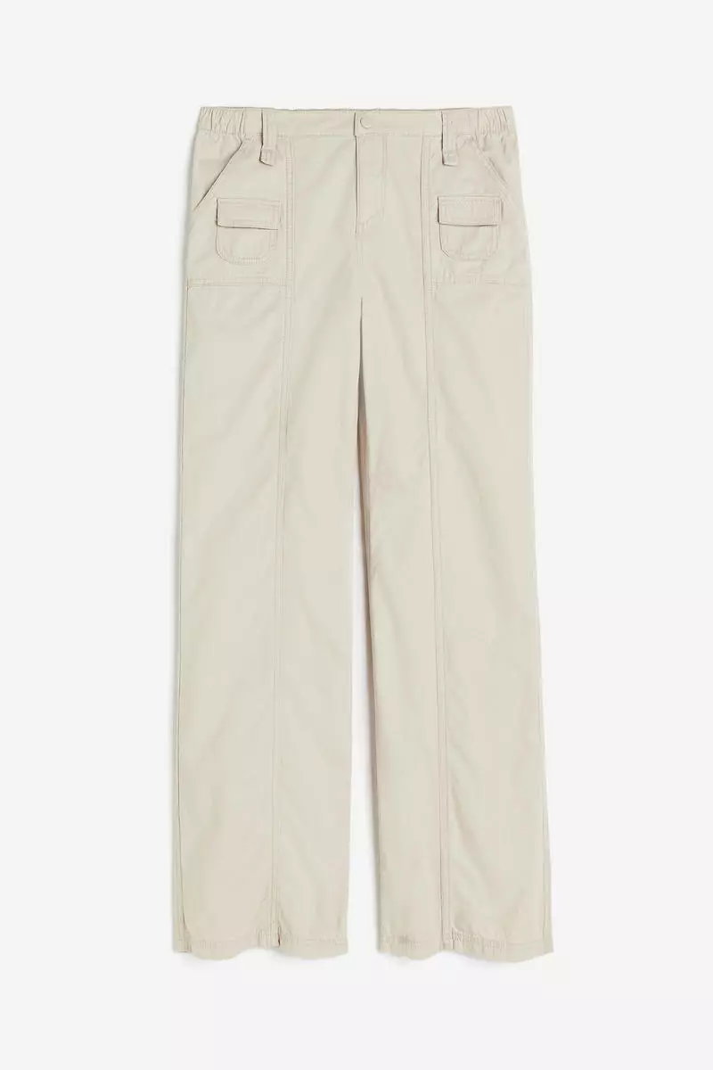 Buy H&M Canvas cargo trousers 2024 Online