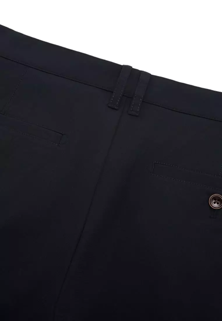 Multi-Way Stretch Slim Tapered Fit Knit Casual Pants