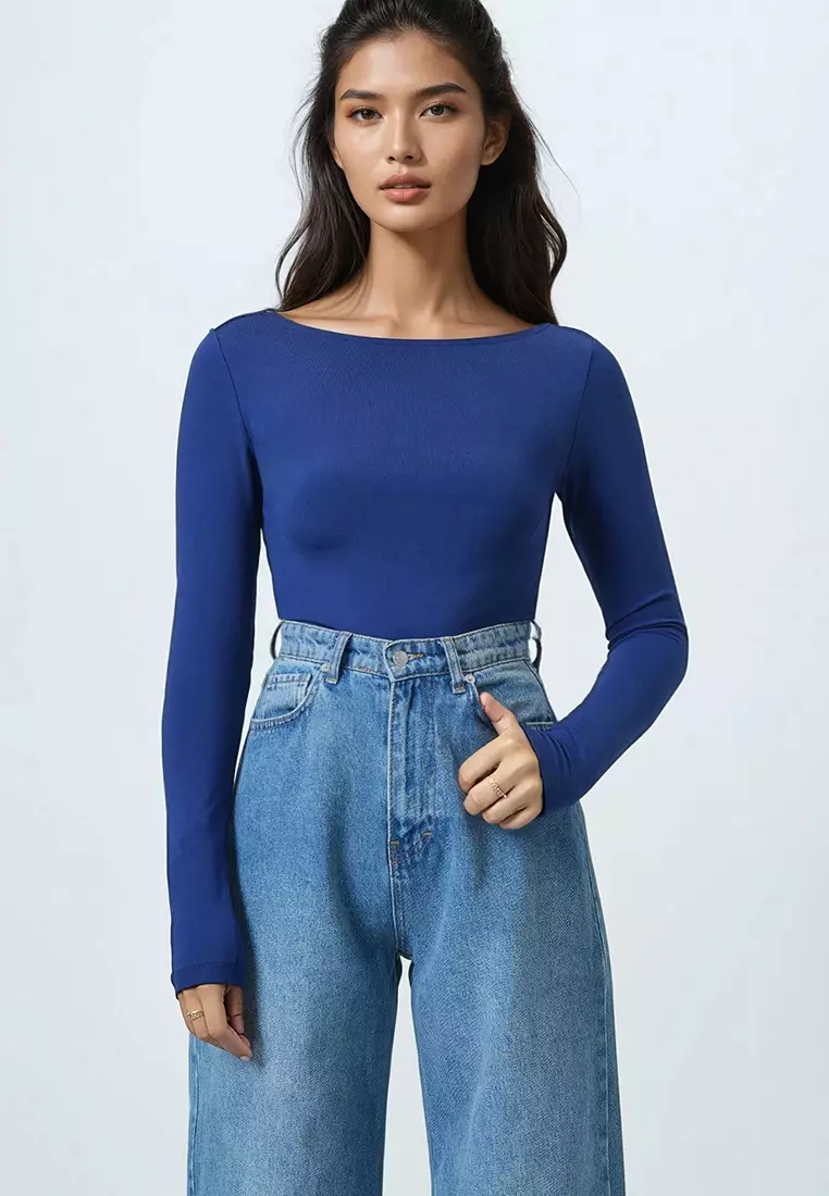 Boat Neck Blouse