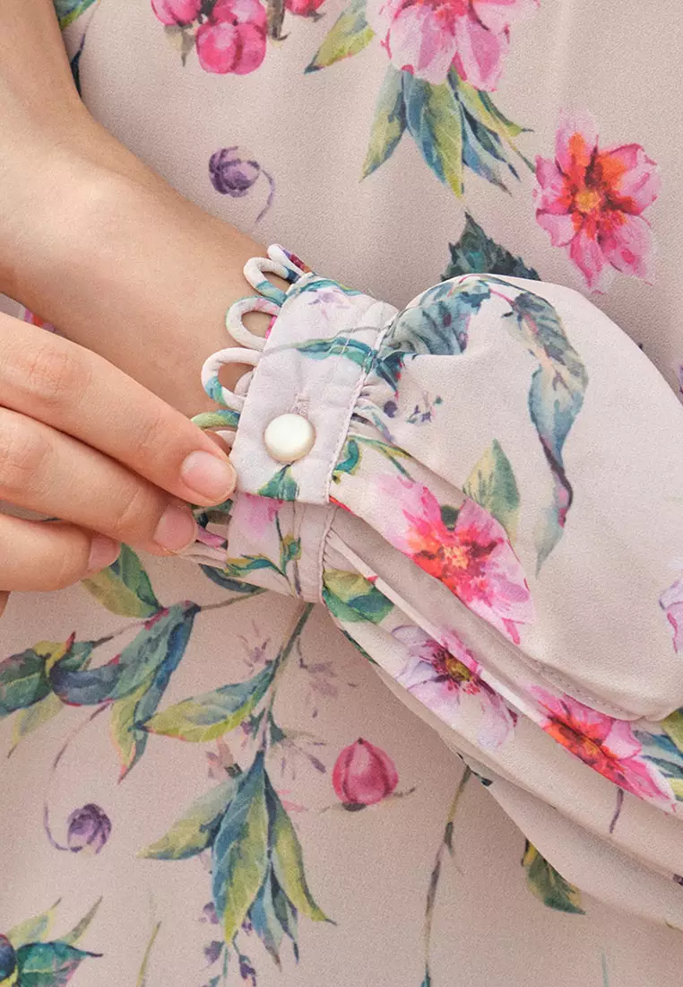 Rusila Blouse & Skirt - Blush Dahlia