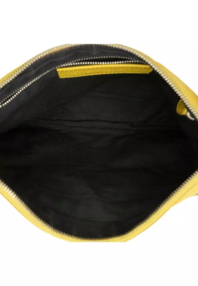 Pre-Loved Balenciaga Lambskin Motocross Giant 12 Clutch
