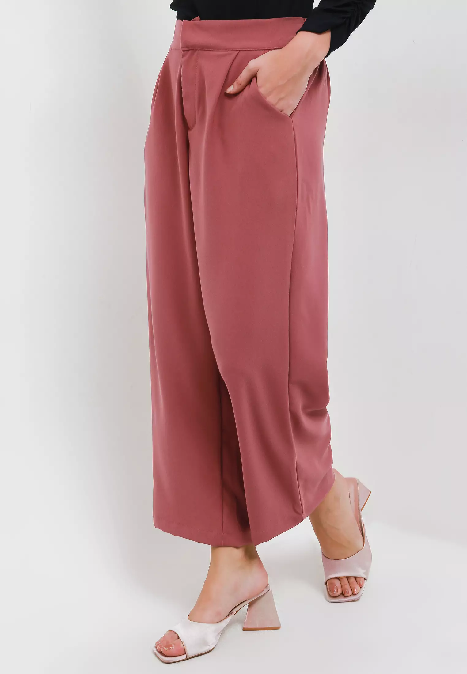 MFMW Midgley Celana Panjang Kulot Marsala