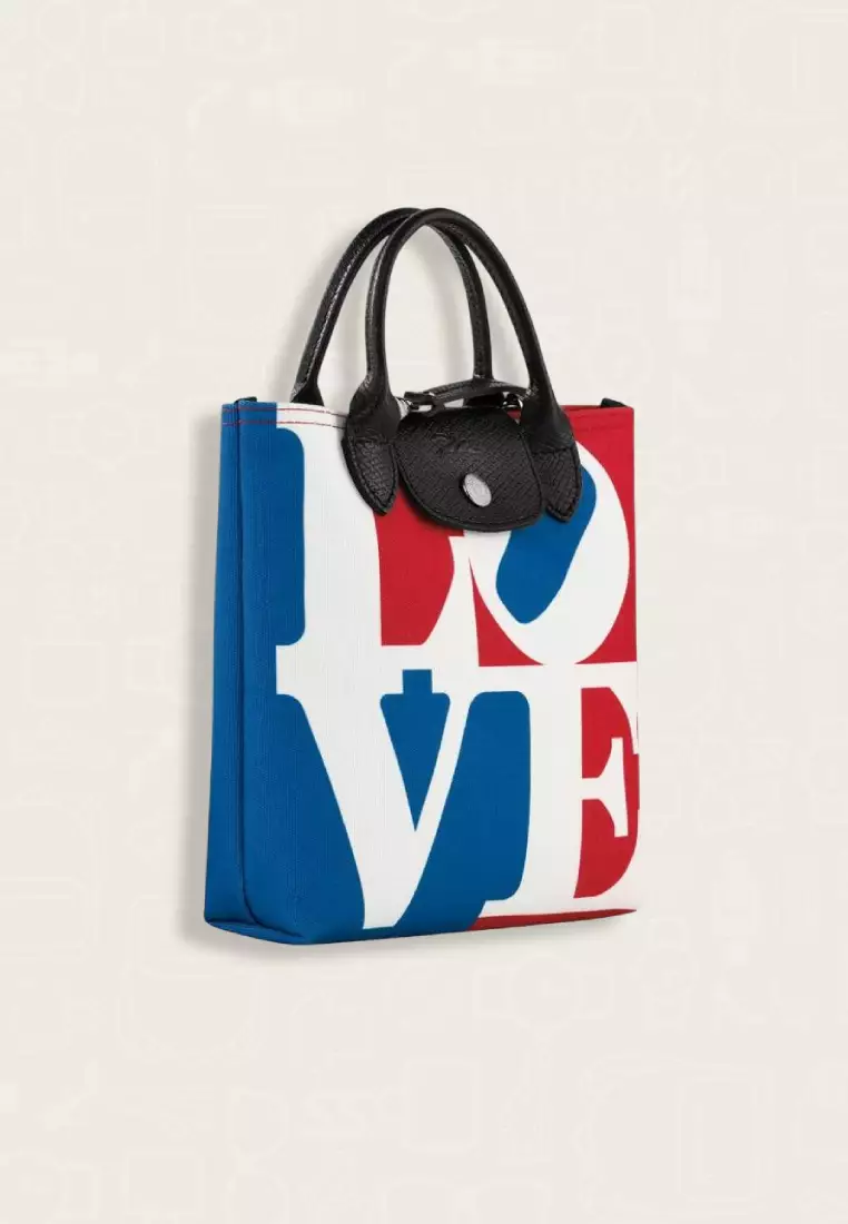 Longchamp X Robert Indiana XS Crossbody Bag White