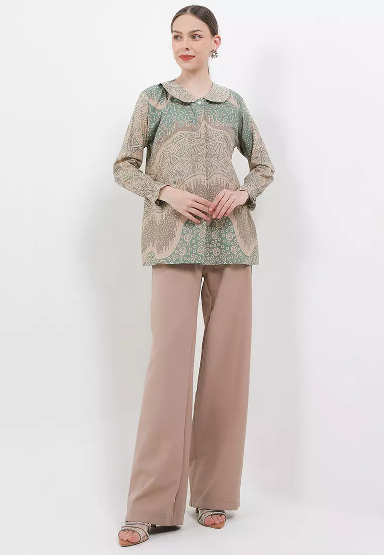 Piramid Blouse Batik Premium Wanita Casual Modern
