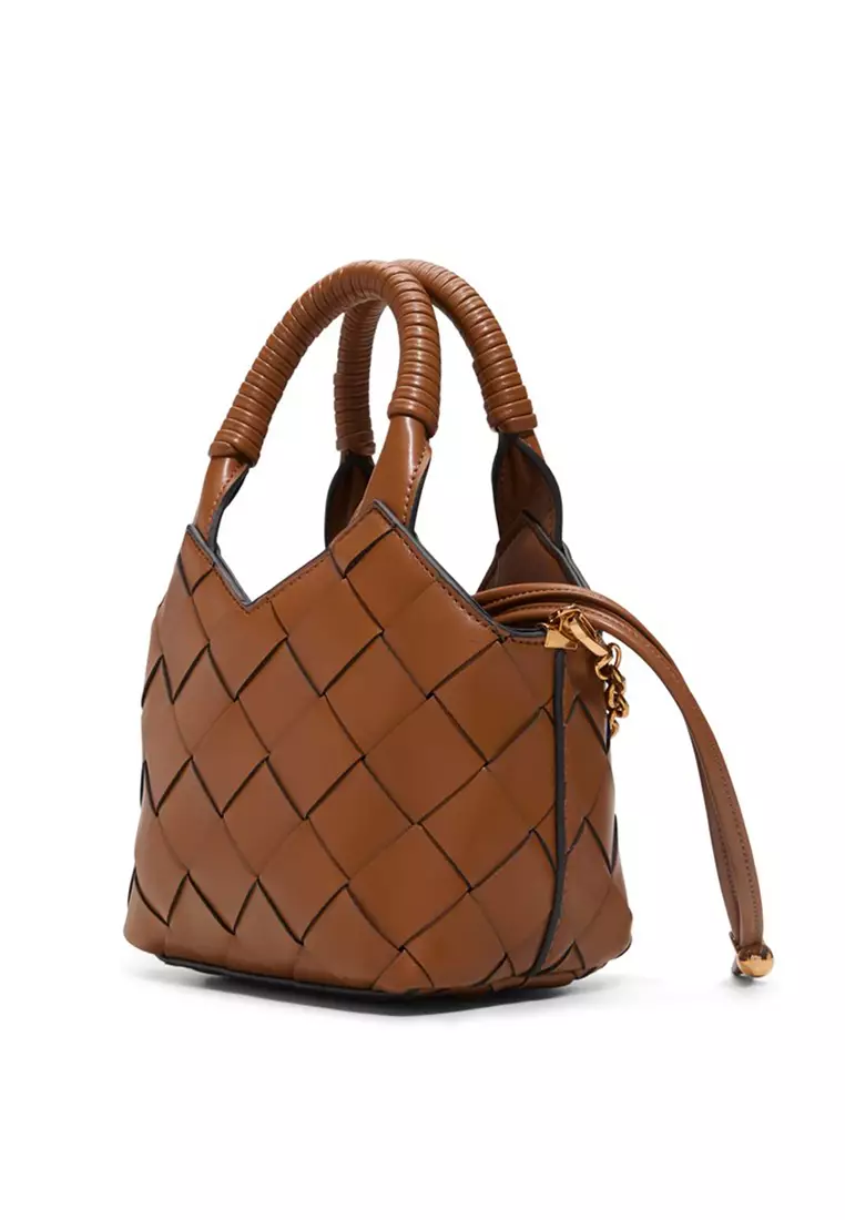Royffe Small Drawstring Bucket Bag