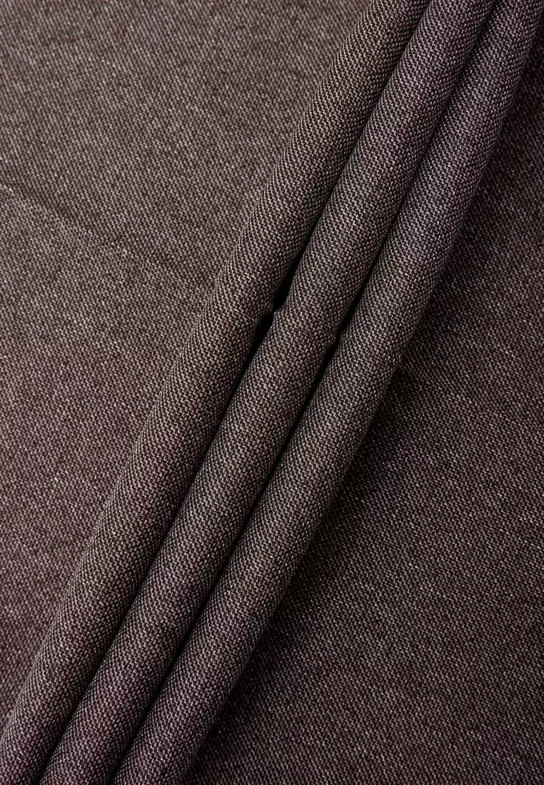 G2000 Teflon Smart Fit Twill Suit Pants with Elastic Waist Band