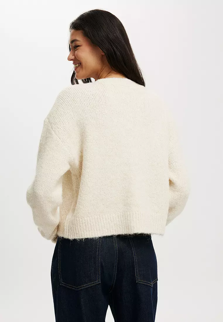 Lofty Luxe Crew Cardigan