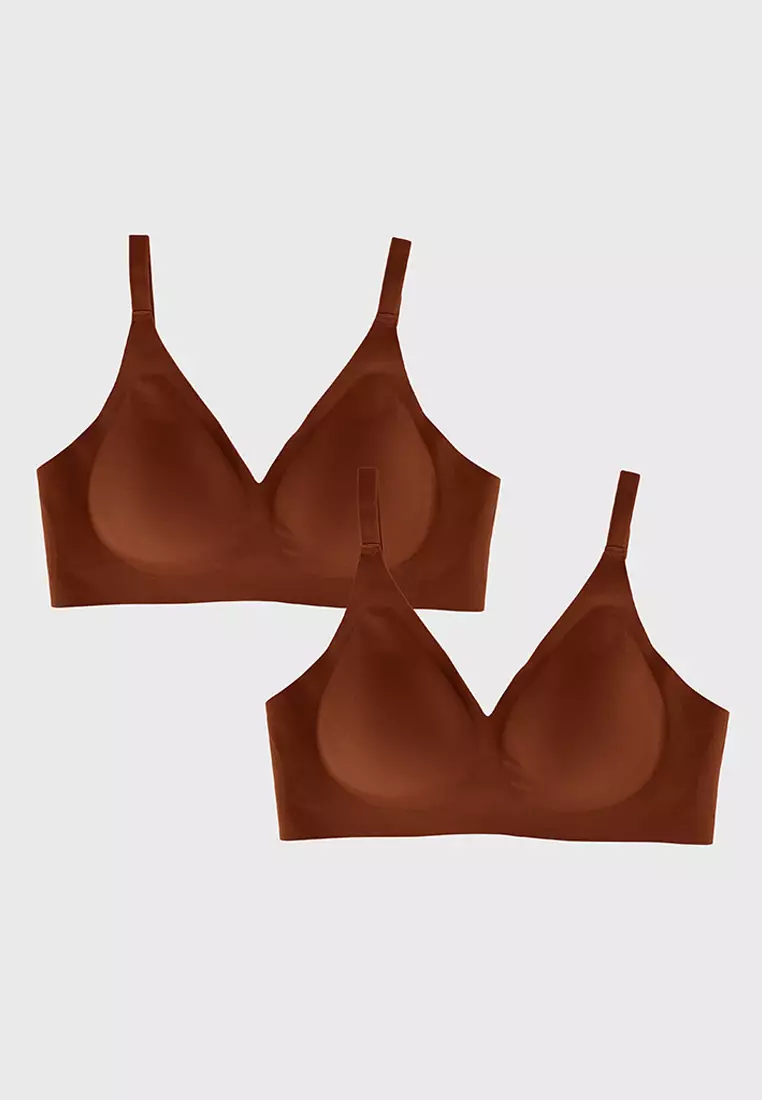 Pack of 5,Women Comfort No Wire Bras Seamless No Philippines