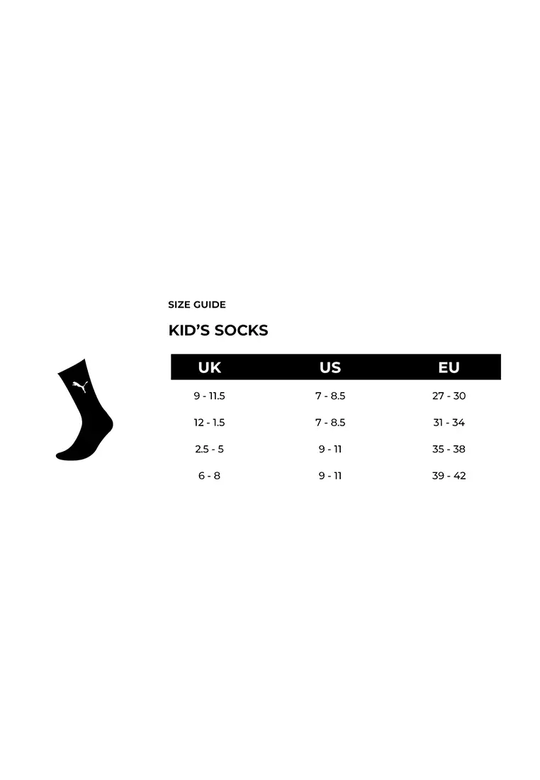 Buy PUMA Puma Kids' Quarter Socks 1 Pack 2024 Online ZALORA Philippines