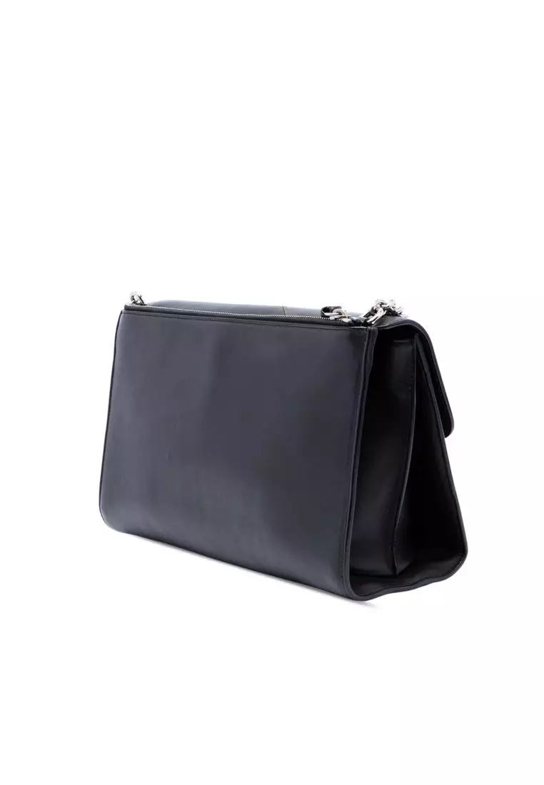 Pre-Loved Gucci Medium Leather Dollar Interlocking G Crossbody