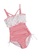 YG Fitness white and red Sexy Lace One-Piece Swimsuit 97836US35C4703GS_5