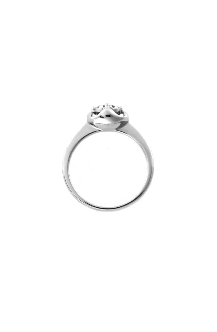 GOLDHEART Roseal Splendour Ring, Diamond White Gold 750 (R4136)