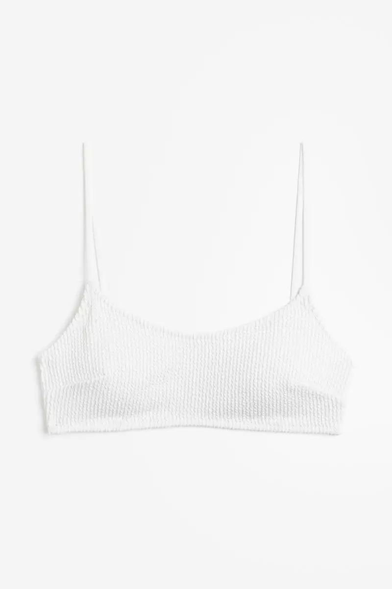 H&m white bikini top deals
