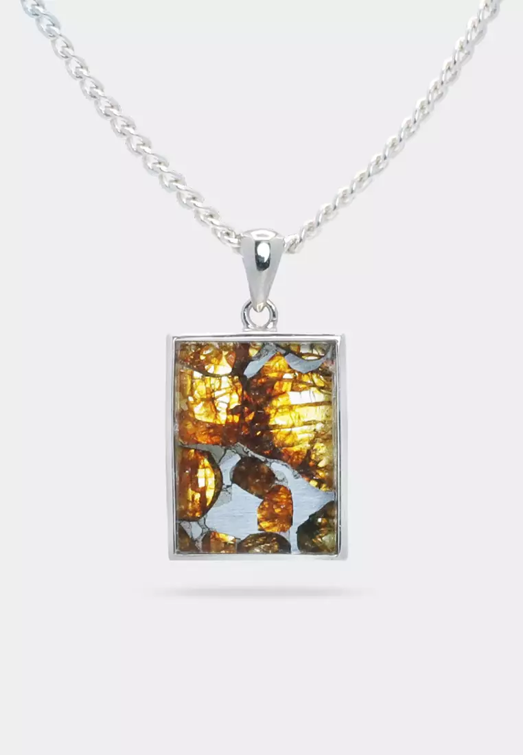 Buy Kaimirra Petite Sericho Pallasite Meteorite Pendant 2025