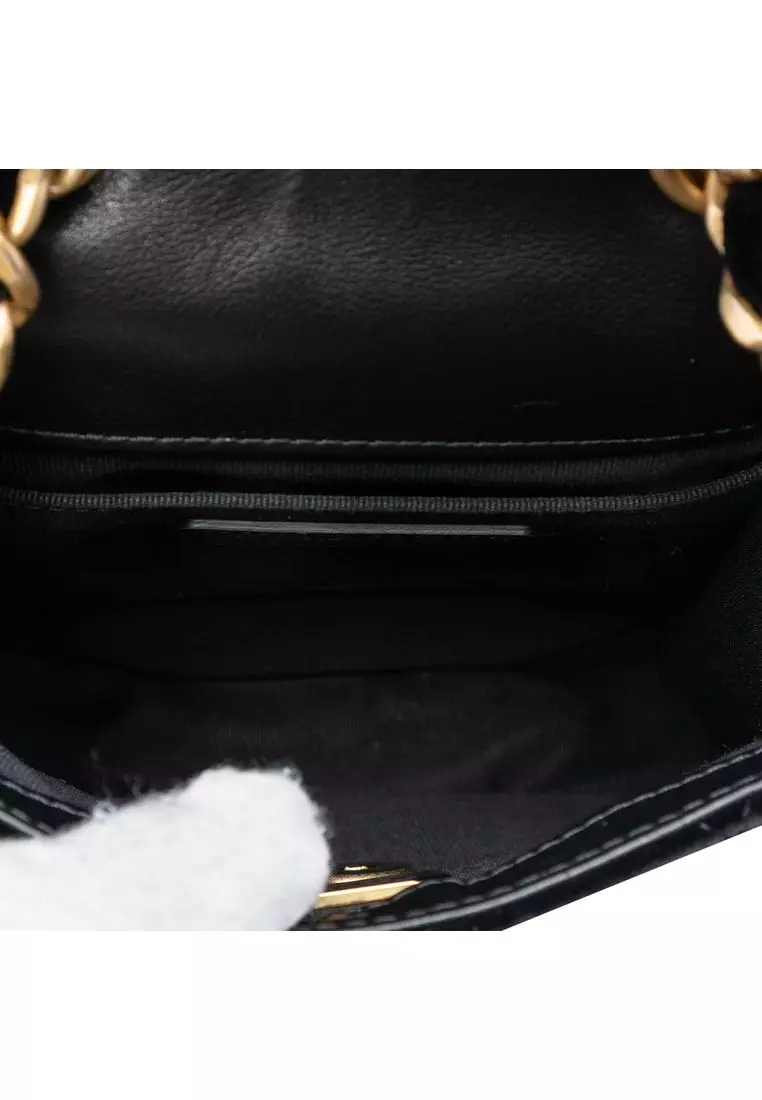 Pre-Loved Chanel Mini Quilted Velvet Place Vendome Single Flap