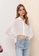 Public Desire white X Amber Gill Sheer Cropped Shirt 000D7AA40CBED0GS_4