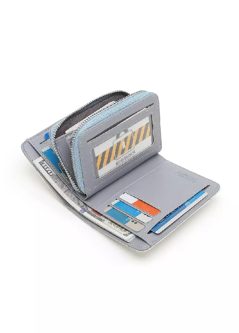 Women's Monogram Purse / Wallet - Blue