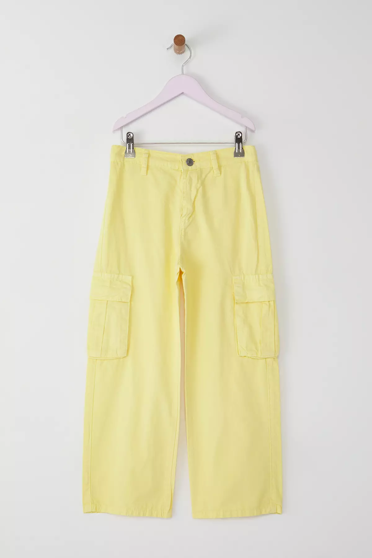 Pocket Detailed Wide Leg Trousers
