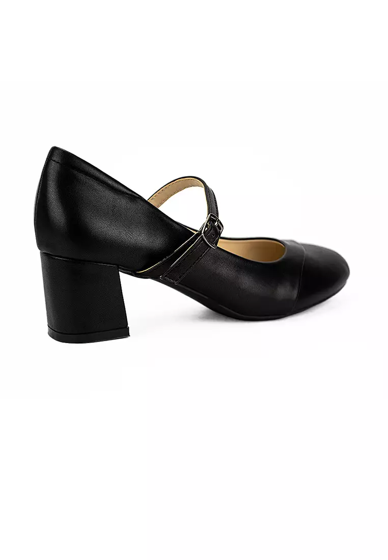 Women's College Pumps Shoes LW 23586 Black C26