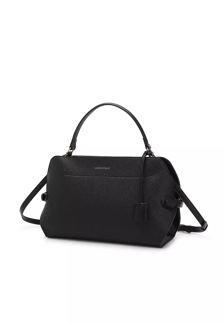 Women's Top Handle Bag / Sling Bag / Crossbody Bag / Shoulder Bag (Tas Tangan Wanita / Tas Selempang Wanita / Tas Bahu Wanita) - Hitam