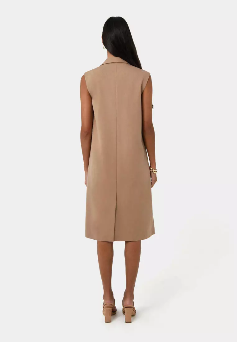 Kiya Longline Sleeveless Vest