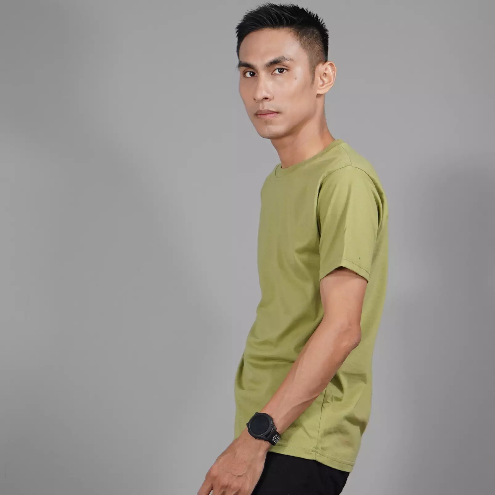 Kaos Pria Lengan Pendek Kaos Polos Katun Pria - MATCHA