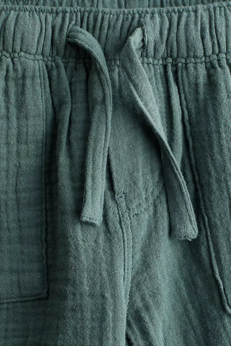 Cotton muslin trousers