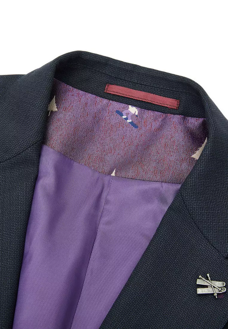 Wool Blend Suit Blazer