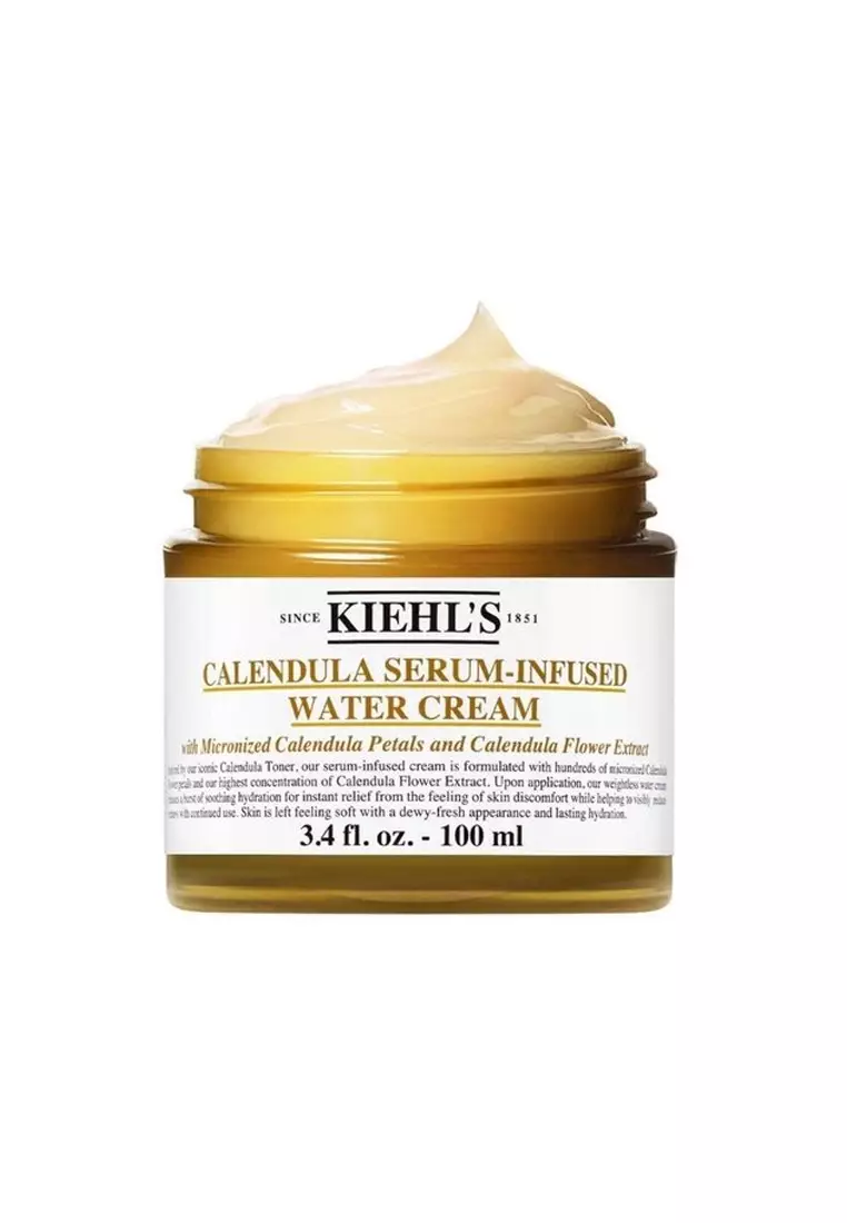 Jual Kiehl's Calendula Serum-Infused Water Cream 100ml Original 2023 ...