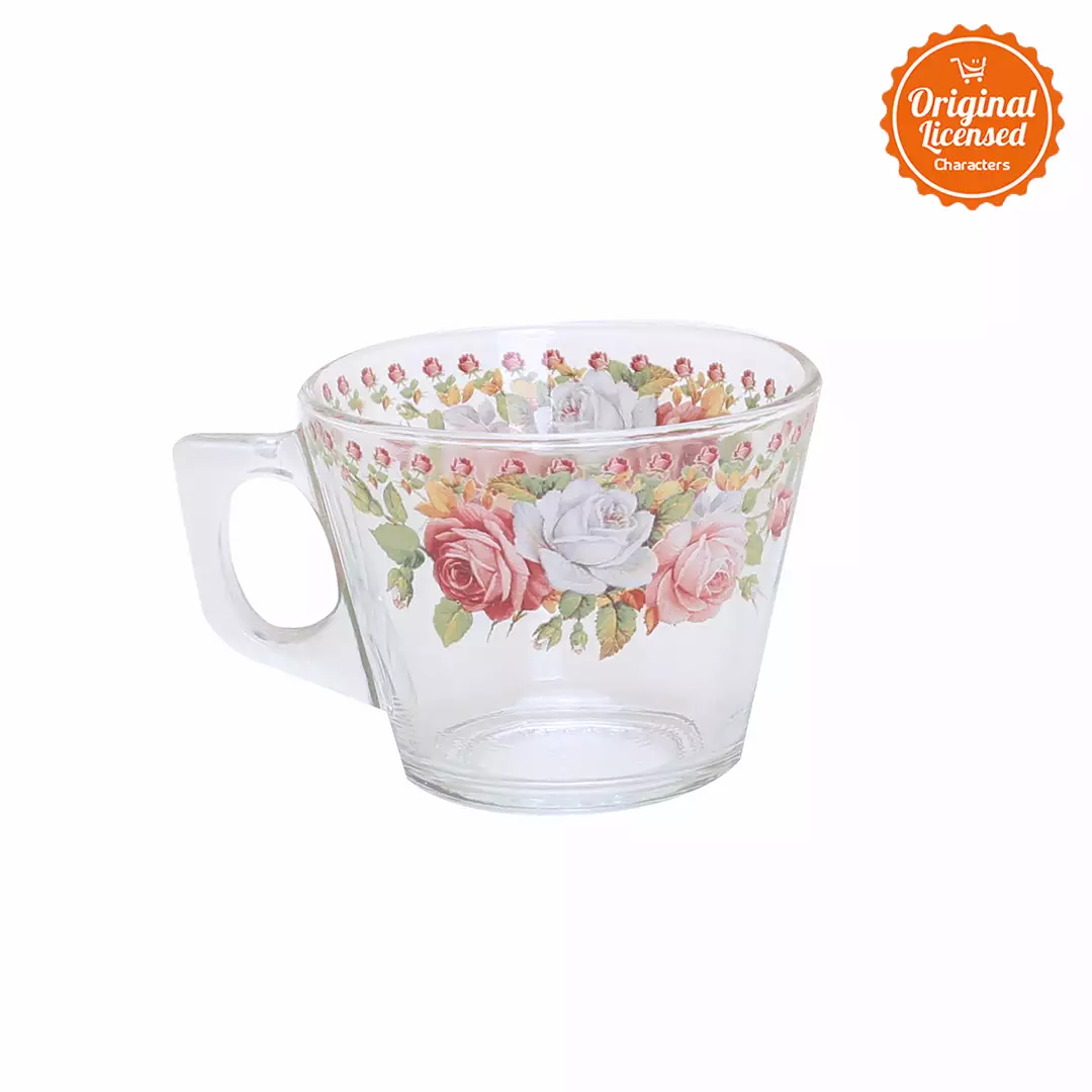 Briliant 8pcs Cup and Saucer Set Summer Pink Rose E