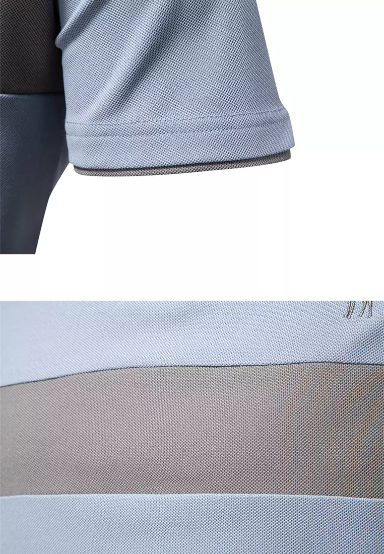 Color Matching Embroidery Polo Shirt AX-PL7002