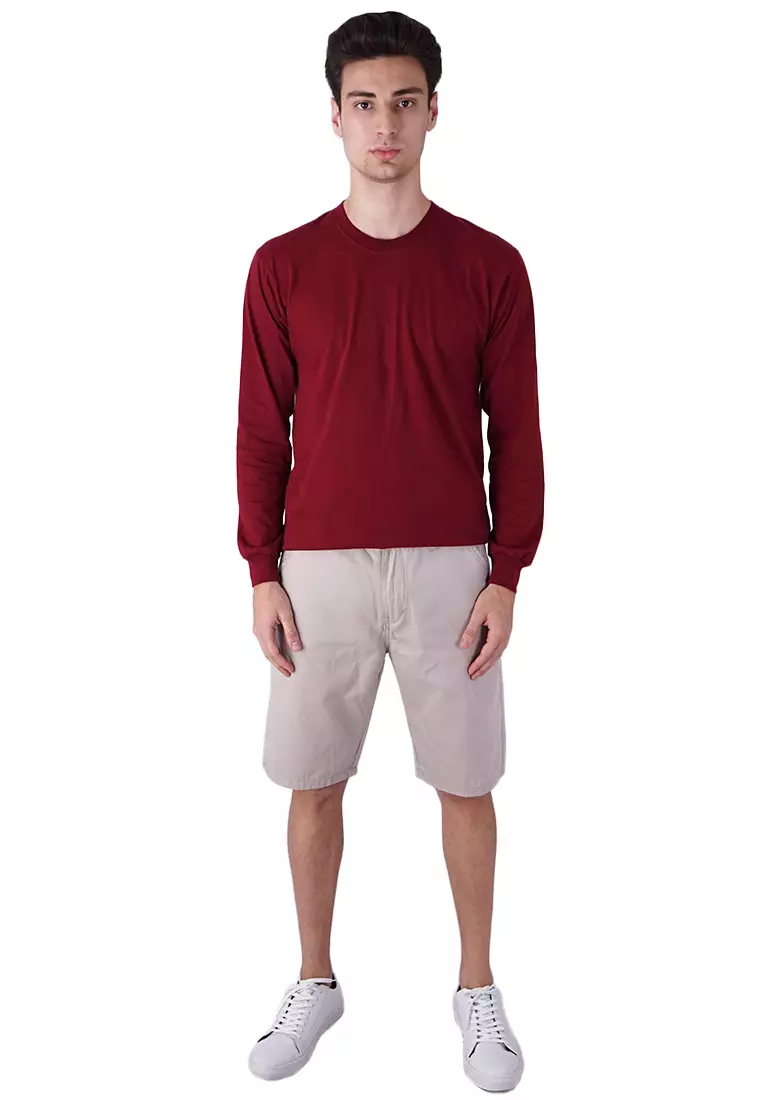 Celana Pendek Pria Chino Polos Short Pants Slim Fit Krim