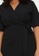 Trendyol black Plus Size Wrap Woven Mini Dress 48558AA48D6FF8GS_3