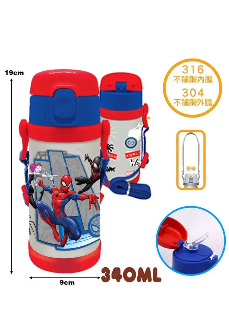 spider man Disney Spiderman Child Vacuum Flask w/straw (340ml) 2024